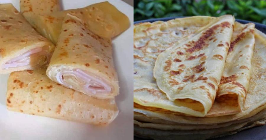 Το απόλυτο οικονομικό πρωινό: Απίθανες κρέπες αλμυρές Φιλαδέλφεια και γαλοπουλα για πρωινό