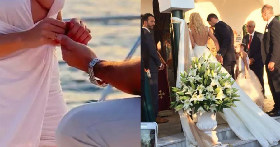 Γονάτισε για δεύτερη φορά σε χλιδάτο σκάφος στο Κάπρι και το βίντεο έγινε viral: Σε πελάγη ευτυχίας πρώην παίκτρια του My style rocks