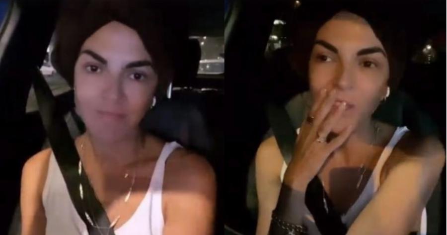 Ακομπλεξάριστη και με χιούμορ: Η Μαρία Σολωμού βγήκε στους δρόμους της Αθήνας με πετσέτα στο κεφάλι