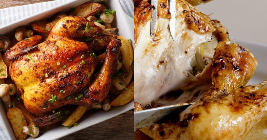 Πεντανόστιμο και ζουμερό: Γιατί πρέπει να ψήνετε το κοτόπουλο πάνω σε μία στρώση λαχανικών