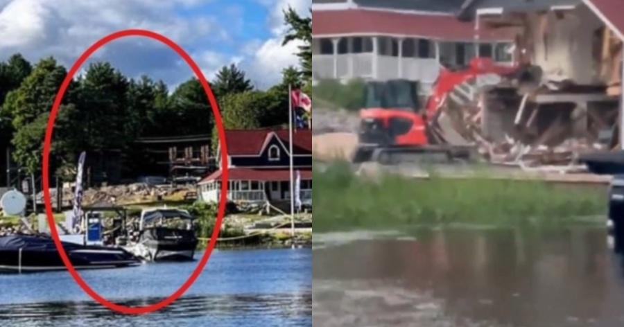 Καναδάς: Εξοργισμένος εργάτης που απολύθηκε, ανέβηκε στην μπουλντόζα και διέλυσε τα γραφεία της εταιρίας