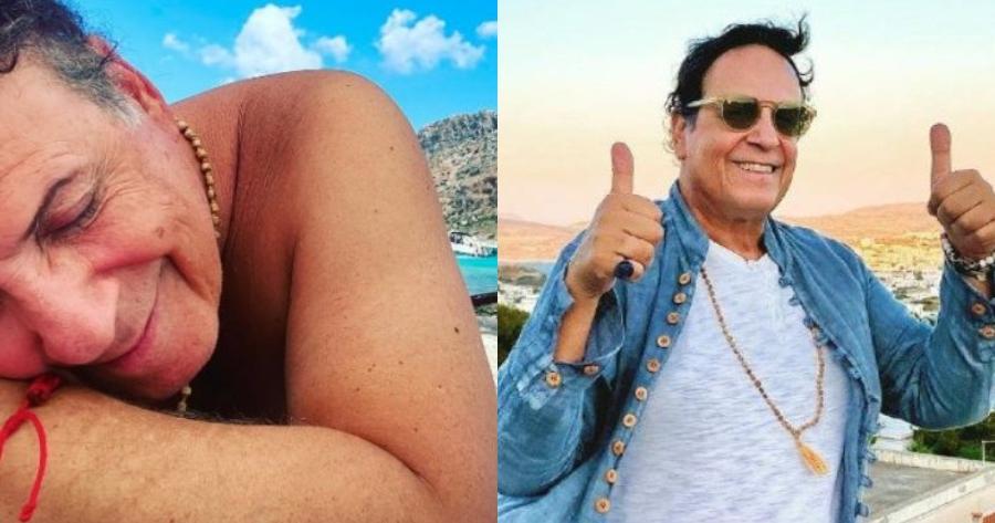 Ξαπλωμένος στην άμμο ο Χάρης Ρώμας με το μαγιό του – Απολαμβάνει τις καλοκαιρινές του διακοπές στα Χανιά