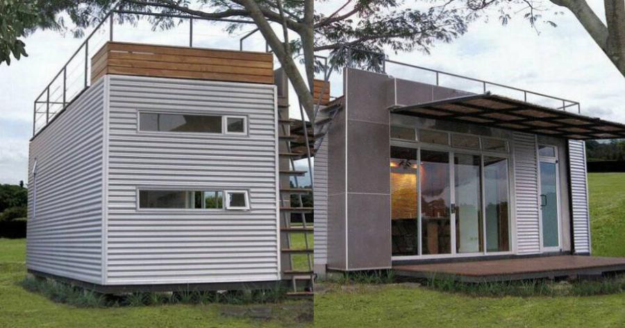 Αυτό είναι το σπίτι κοντέινερ που έρχεται στο χώρο σου, κοιμίζει 4 άτομα, το εσωτερικό του είναι άνετο και η διακόσμηση εξαιρετικά μοντέρνα