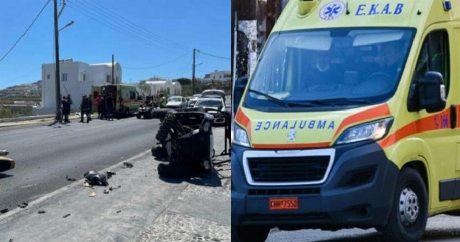 Θανατηφόρο τροχαίο δυστύχημα στη Σαντορίνη: Ένας νεκρός και ένας τραυματίας ο τραγικός απολογισμός