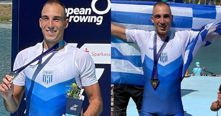 Ευρωπαϊκό πρωτάθλημα: «Χρυσός» ο Αντώνης Παπακωνσταντίνου στην κωπηλασία