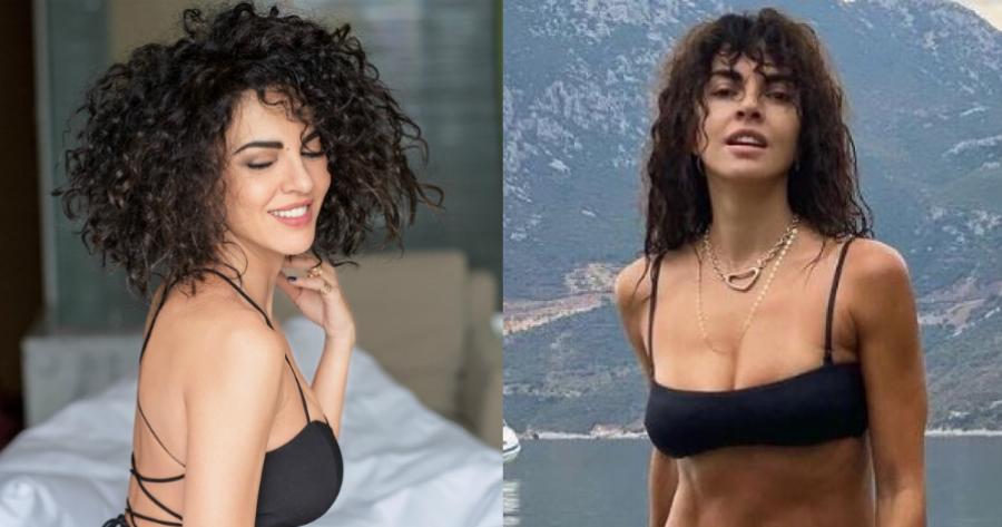 Τρέλανε το διαδίκτυο: Η Μαρία Σολωμού φωτογραφίζεται μόνο με την πετσέτα της και τα χρυσά ψηλοτάκουνα πέδιλά της