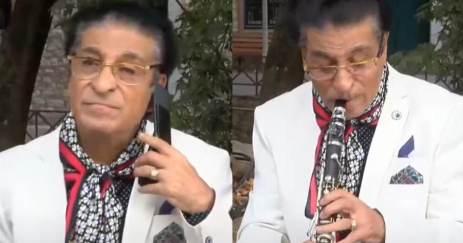 Έπαιξε κλαρίνο σε ζωντανή σύνδεση: Ο Γιώργος Μάγγας βγήκε στην τηλεόραση και απέδειξε ότι όχι μόνο ζει αλλά και βασιλεύει