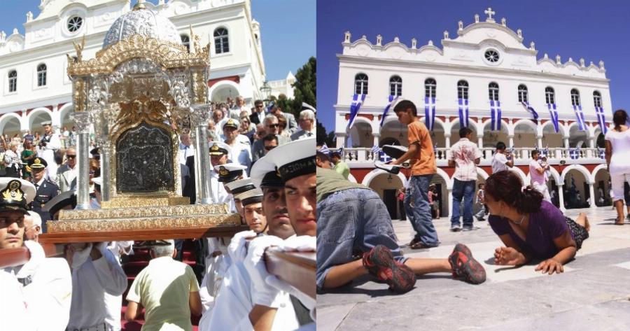 Εξομολόγηση θαύματος: “Καρφώθηκα σε μπετόβεργες και η Παναγία της Τήνου με έσωσε”