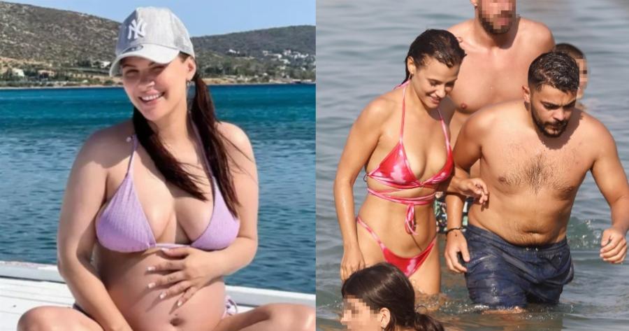 Η τρυφερή ανάρτηση από την Λάουρα Νάργες: Φωτογραφίζει την κοιλιά της λίγο πριν γεννήσει