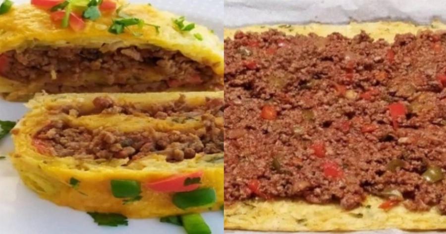 Η συνταγή που θα σας ξετρελάνει: Ανοίγει ρολό πατάτας και απλώνει πάνω κιμά – Θα θες σίγουρα να το δοκιμάσεις και εσύ