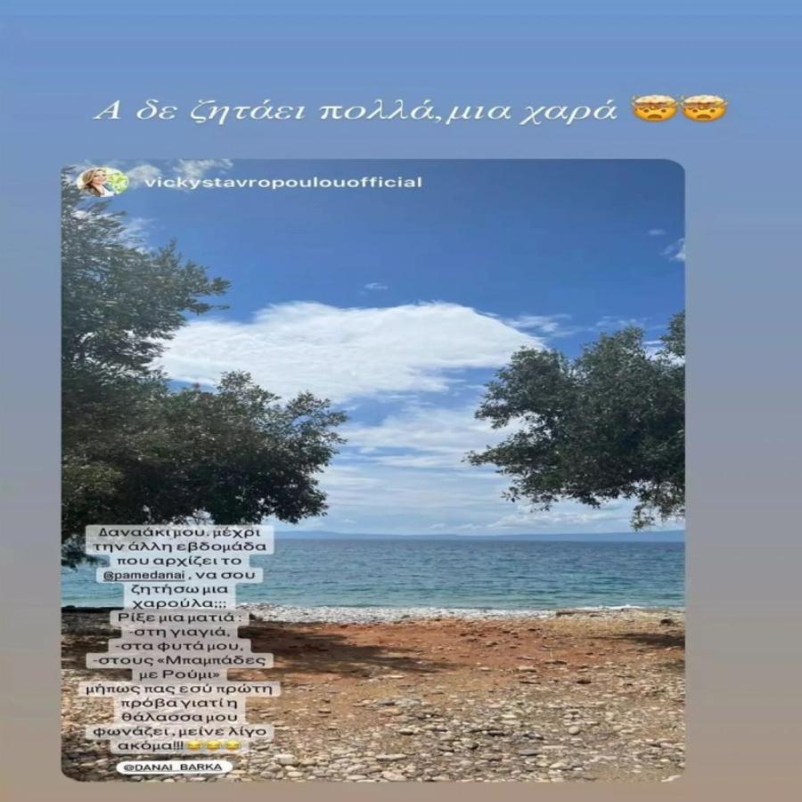 Μια λίστα από χάρες για την Δανάη Μπάρκα: Η επική ανάρτηση της Βίκυς Σταυροπούλου και πως αντέδρασε η κόρη της