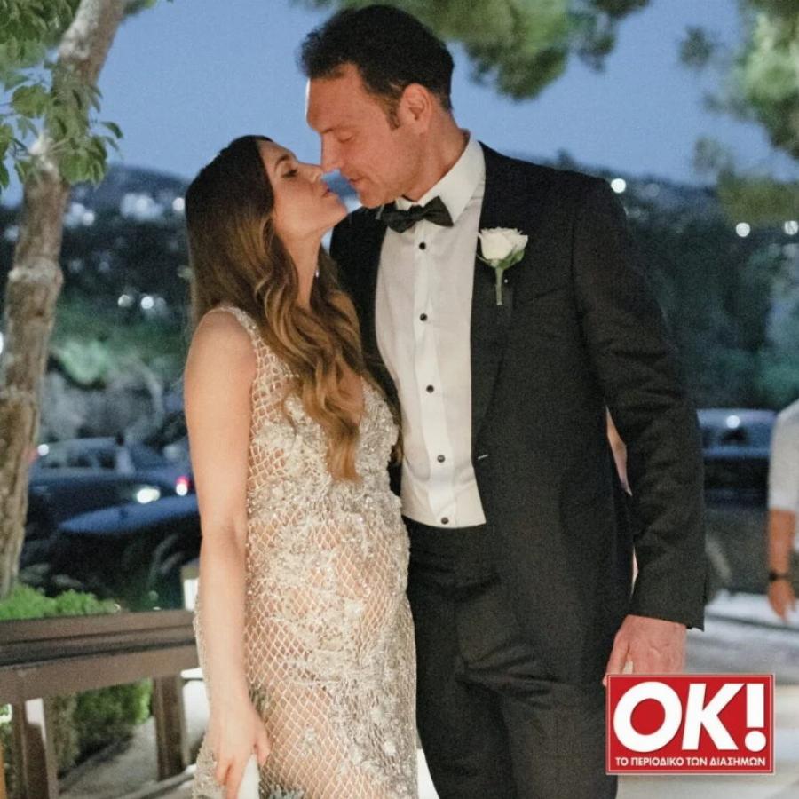 Παραμυθένιο νυφικό και εκλεκτοί καλεσμένοι: Ο λαμπερός γάμος της εγκυμονούσας Ιωάννας Σιαμπάνη με τον Τζίμη Σταθοκωστόπουλο