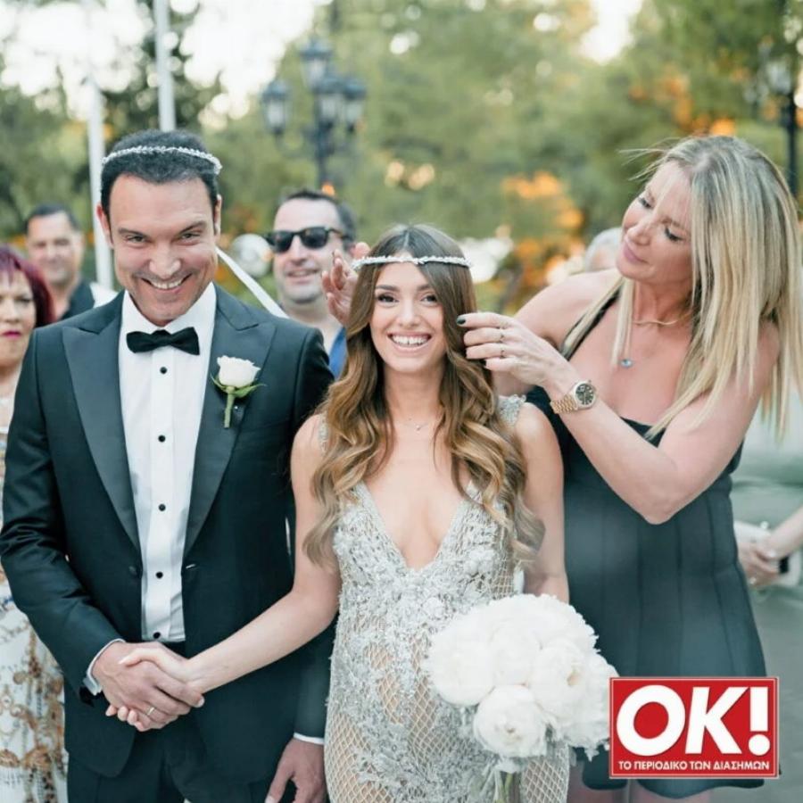 Παραμυθένιο νυφικό και εκλεκτοί καλεσμένοι: Ο λαμπερός γάμος της εγκυμονούσας Ιωάννας Σιαμπάνη με τον Τζίμη Σταθοκωστόπουλο