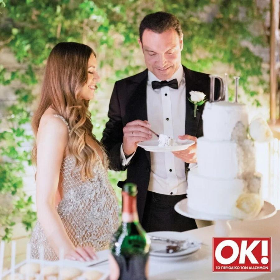 Παραμυθένιο νυφικό και εκλεκτοί καλεσμένοι: Ο λαμπερός γάμος της εγκυμονούσας Ιωάννας Σιαμπάνη με τον Τζίμη Σταθοκωστόπουλο