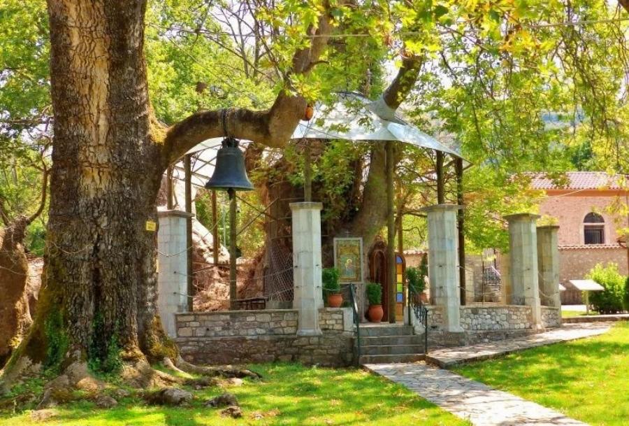 Το ομορφότερο Εκκλησάκι της Παναγίας «κρύβεται» σε έναν πλάτανο 1000 ετών: Η Παναγία η Πλατανιώτισσα