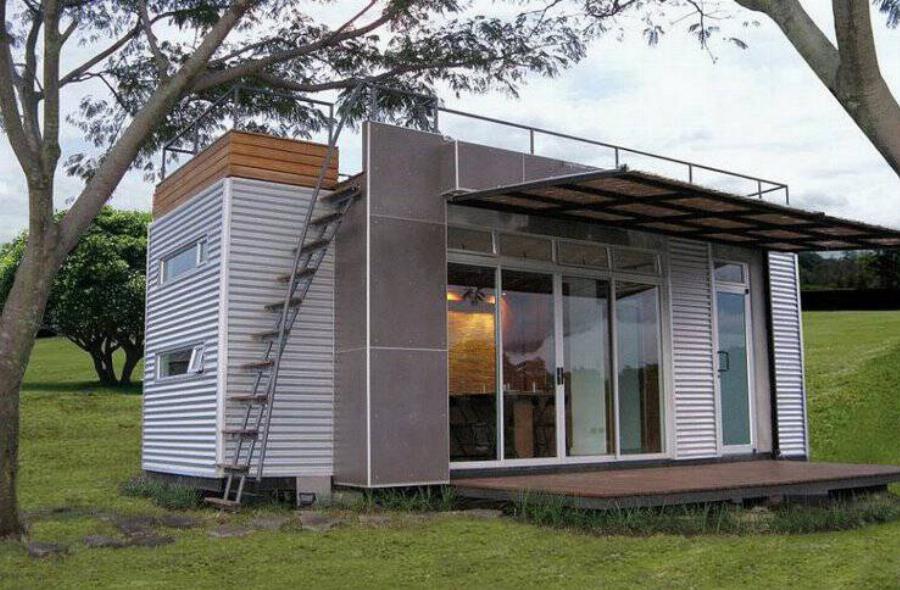 Αυτό είναι το σπίτι κοντέινερ που έρχεται στο χώρο σου, κοιμίζει 4 άτομα, το εσωτερικό του είναι άνετο και η διακόσμηση εξαιρετικά μοντέρνα