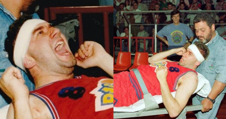 «Δε νιώθω τα πόδια μου»: Το χτύπημα του Μπόμπαν Γιάνκοβιτς με το κεφάλι στη μπασκέτα που κανείς Έλληνας δεν θα ξεπεράσει