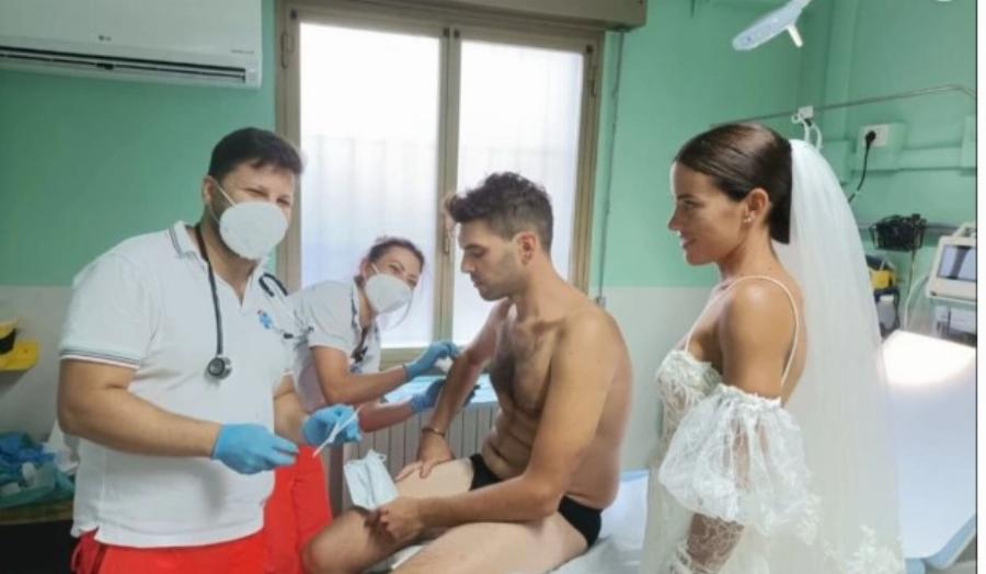 Νύφη και γαμπρός στο νοσοκομείο: Ήθελε εντυπωσιακή είσοδο με μπαντιλίκια στον γάμο αλλά έφαγε άσχημη τούμπα