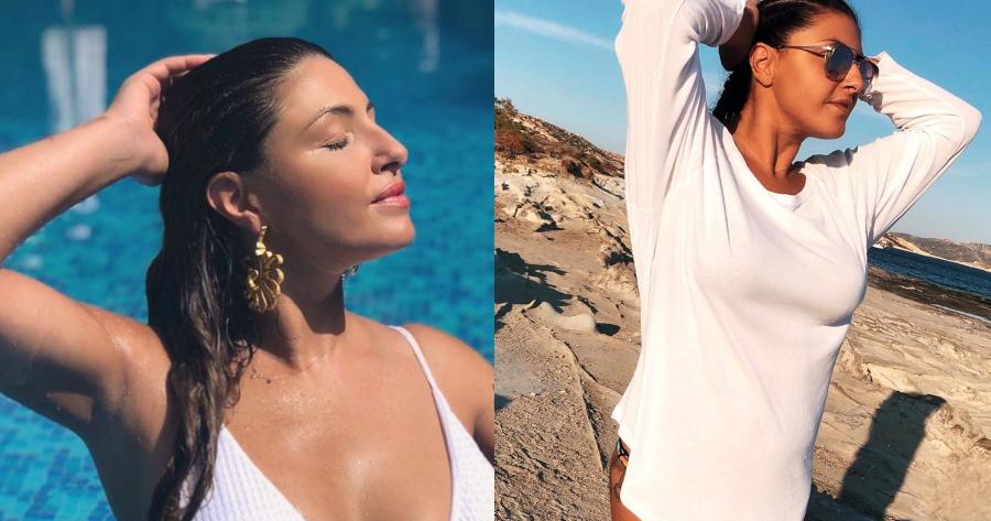 Η απόλυτη φυσική ομορφιά: Η Έλενα Παπαρίζου ποζάρει με μαγιό και τα likes πέφτουν βροχή