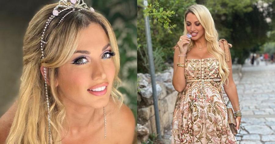 Η πιο στυλάτη εγκυμονούσα: Η έξοδος της Κωνσταντίνας Σπυροπούλου με εφαρμοστό φόρεμα