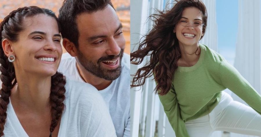 Σαν δυό σταγόνες νερό: Η Χριστίνα Μπόμπα μας συστήνει την αδελφή της για πρώτη φορά, στη Μύκονο για τη βάφτιση των διδύμων