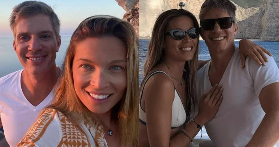 Δεν έχει τέλος το πάρτι για Μαριέττα Χρουσαλά και Λέοντα Πατίτσα: Βουτιές στο χλιδάτο γιοτ τους που φαίνεται από χιλιόμετρα μακριά