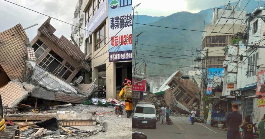 Δάκρυσε και ο Θεός: Εικόνες βιβλικής καταστροφής στην Ταϊβάν μετά τον σεισμό των 7,2 Ρίχτερ