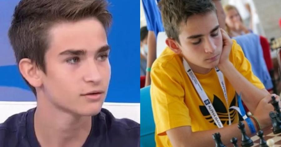 Χίλια μπράβο: Σπουδαία διάκριση για 14χρονο Έλληνα μαθητή στο σκάκι, ήρθε τέταρτος στον κόσμο