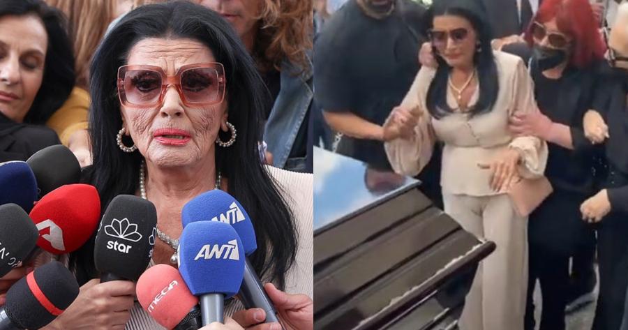 «Την αγαπώ, να με περιμένει!»: Συγκίνησε η Ζωζώ Σαπουντζάκη στο τελευταίο αντίο για την Μάρθα Καραγιάννη