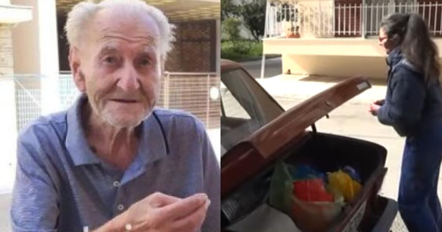 Κραυγή αγωνίας στην Αμαλιάδα: Ένας 93χρονος πατέρας με την κόρη του ζουν μαζί σε αυτοκίνητό από τον Φεβρουάριο