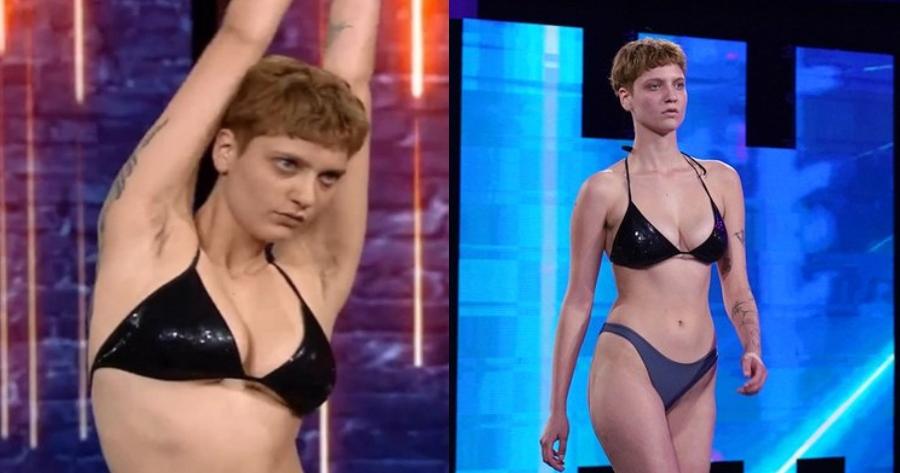 Σούσουρο με διαγωνιζόμενη του GNTM: Η Κόττη με την αξύριστη μασχάλη και το κούρεμα «playmobil» που τάραξε το Twitter