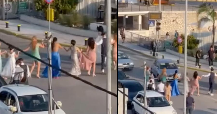 Χαμός σε γάμο της Χαλκίδας: Νύφη και καλεσμένοι έκλεισαν δρόμο-γέφυρα για να χορέψουν και έκανα έξαλλους τους οδηγούς