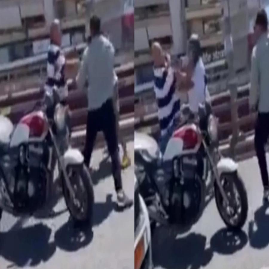 Δεν πιστεύουμε στα μάτια μας: Ο δήμαρχος Βόλου Αχιλλέας Μπέος παίζει ξύλο με πολίτη μέσα στη μέση του δρόμου