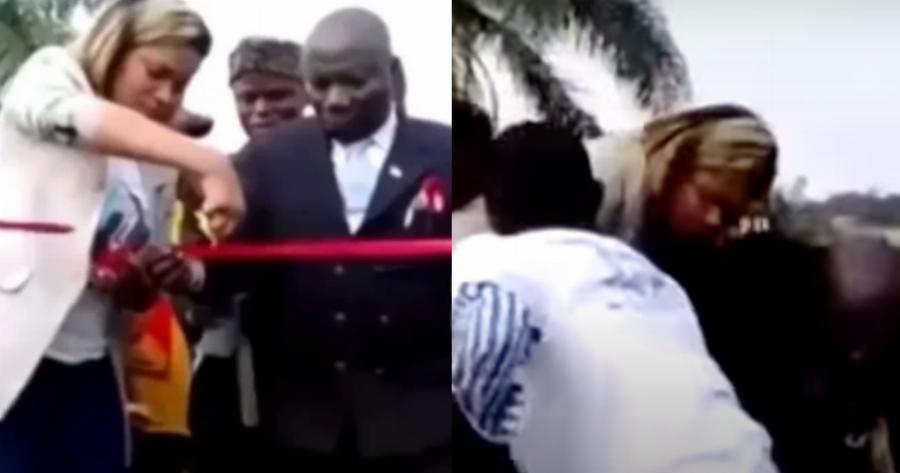 Στο Κονγκό έχασαν την γη κάτω από τα πόδια τους: Γέφυρα καταρρέει την ώρα που κόβουν… την κορδέλα των εγκαινίων