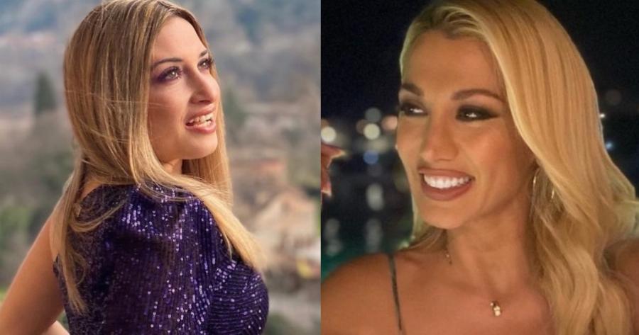 Η τρυφερή στιγμή της Ιωάννας Παλιοσπύρου με την Κωνσταντίνα Σπυροπούλου: Με εντυπωσιακό mini, κίτρινο σετάκι αγγίζει την κοιλιά της παρουσιάστριας