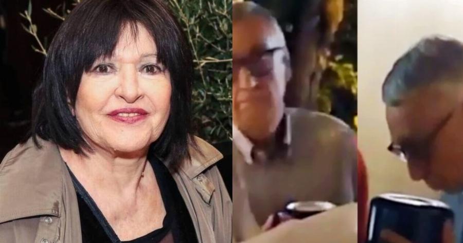 Η σπαρακτική στιγμή που ο Δημήτρης Σούρας παραλαμβάνει τις στάχτες της Μάρθας Καραγιάννη: «Είναι ζεστή ακόμα»