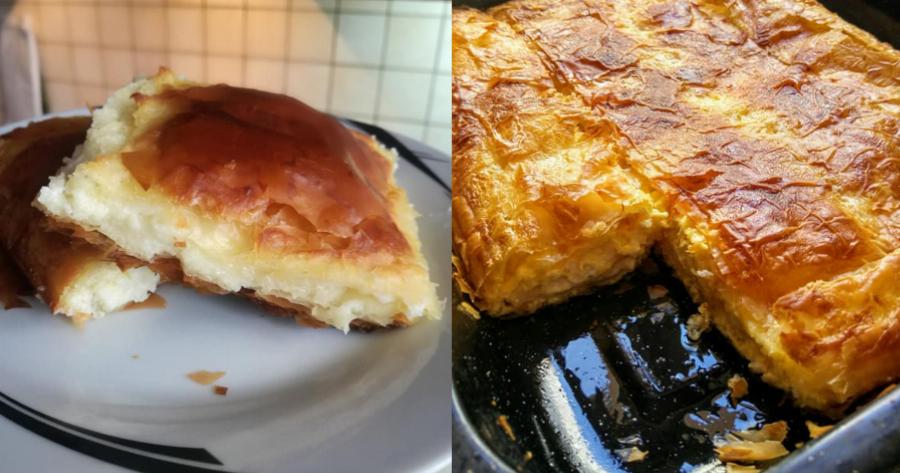 Θα γλείφετε τα δαχτυλά σας: Η απόλυτη κρεμώδης τυρόπιτα που είναι έτοιμη σε λιγότερο από 15′