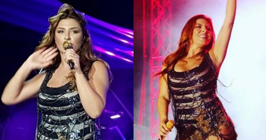 Ούρλιαζαν σε όλο το στάδιο: Η Έλενα Παπαρίζου με τζιν σορτσάκι χόρεψε το My Number One 17 χρόνια μετά