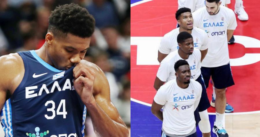 Η ανάρτηση του Γιάννη Αντετοκούνμπο με τον Εθνικό Ύμνο μετά τη χθεσινή ήττα μας κάνει να υποκλιθούμε