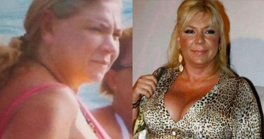 «Τρέλανε» τους παπαράτσι η Δήμητρα Λιάνη Παπανδρέου: Απαθανατίστηκε με το ροζ μπικίνι της στην παραλία