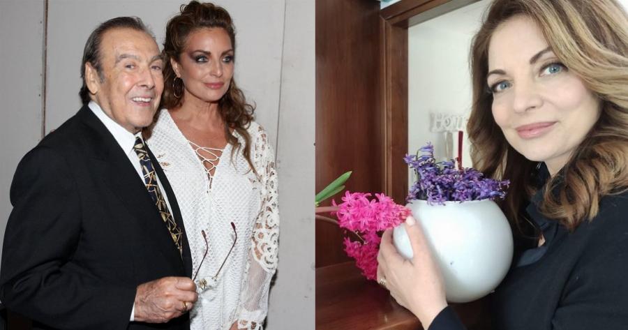 Λουλούδια, πίνακες και η ανάμηση του Τόλη Βοσκόπουλου: Φωτογραφίες από το σπίτι της Άντζελας Γκερέκου