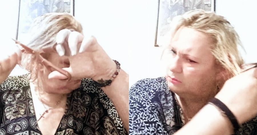 «Γυναίκες ενωμένες»: Η  Καίτη Φίνου κόβει τα μαλλιά της για τις γυναίκες στο Ιράν