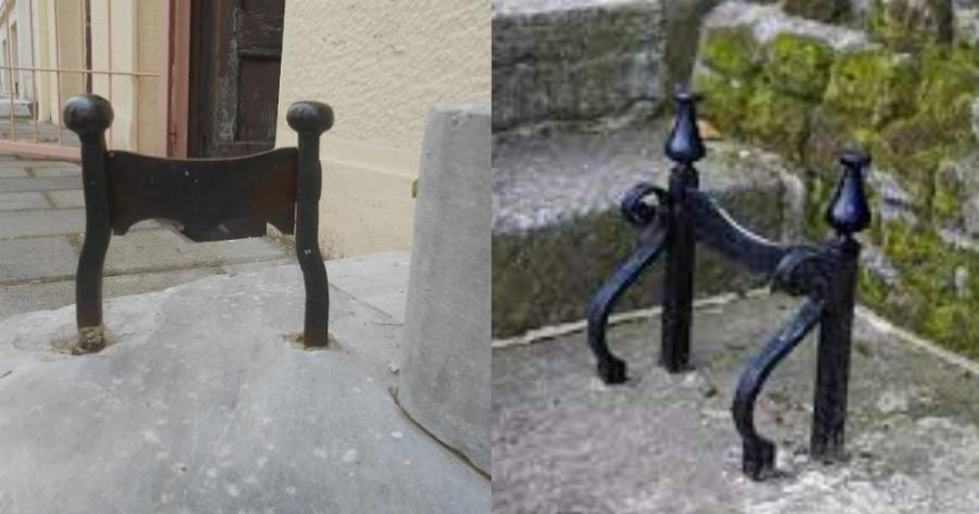 Ελάχιστοι το γνωρίζουν: Το ποδόμακτρο είναι το περίεργο σίδερο στις εισόδους των παλιών σπιτιών – Ποια ήταν η χρήση του