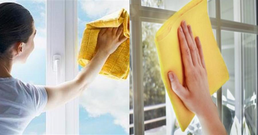 Καθάρισμα παντζουριών: Ο καλύτερος, οικονομικότερος και ευκολότερος τρόπος για να τα κάνετε να αστράφτουν