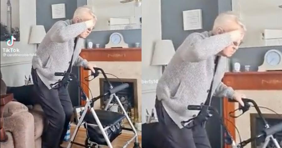 Συγκινητικές στιγμές στην Βρετανία: Ηλικιωμένος με κινητικά προβλήματα, βλέπει την κηδεία της Βασίλισσας και σηκώνεται όρθιος για να αποτίσει φόρο τιμής