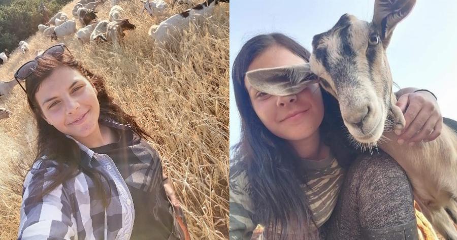 Η ζωή της Μαρίας Ρέτσας στην κτηνοτροφία: Η 20χρονη που βόσκει 100 γιδοπρόβατα στην Εύβοια δίνει ελπίδα για την νέα γενιά