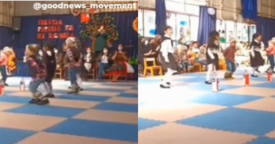 Δάκρυα συγκίνησης: Μπαμπάς βλέπει την κορούλα του χωρίς «παρτενέρ» στη σχολική γιορτή και κάνει κάτι πολύ συγκινητικό