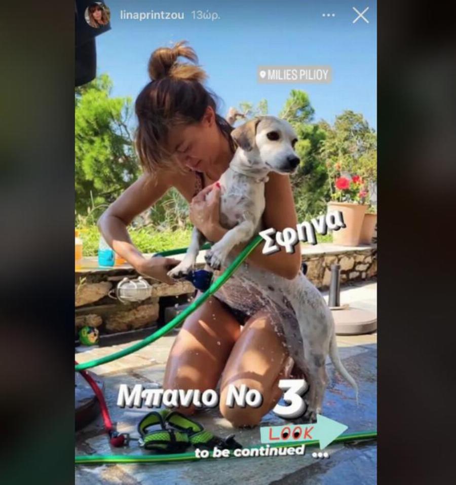 Πιο εντυπωσιακή από ποτέ η σύζυγος του Βασίλη Χαραλαμπόπουλου αρνείται να αποχαιρετήσει το καλοκαίρι και ποζάρει με μπικίνι