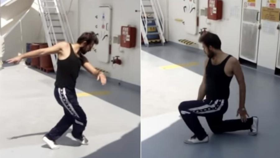Συγκίνηση προκαλεί το βίντεο ενός ναυτικού να χορεύει ζειμπέκικο στην μέση του Ατλαντικού και να γίνεται viral