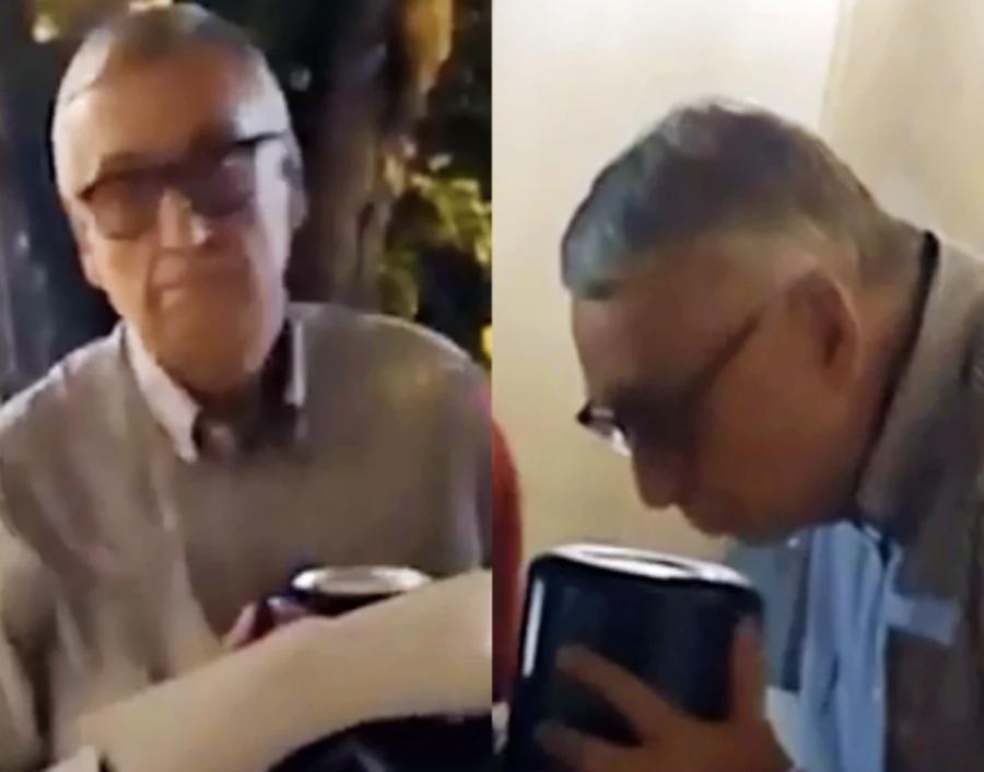 Η σπαρακτική στιγμή που ο Δημήτρης Σούρας παραλαμβάνει τις στάχτες της Μάρθας Καραγιάννη: «Είναι ζεστή ακόμα»